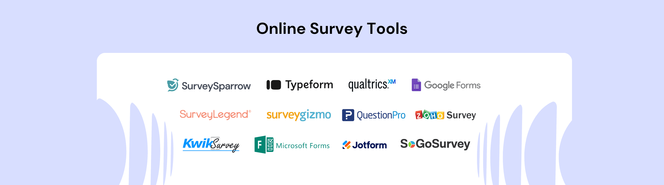 15 Best Online Survey Tools, Platforms & Apps of 2024 15 Best Online Survey Tools, Platforms & Apps of 2024