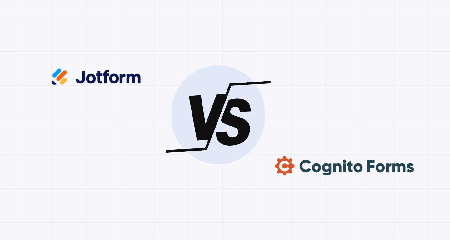 JotForm vs Cognito Forms: Choose the Right Form Builder For You JotForm vs Cognito Forms: Choose the Right Form Builder For You